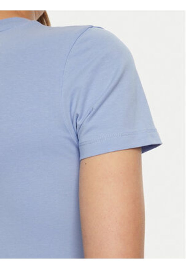 Guess Jeans T-Shirt W5RI52 J1314 Niebieski Regular Fit. Kolor: niebieski. Materiał: bawełna