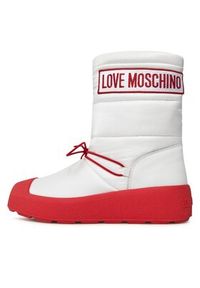 Love Moschino - LOVE MOSCHINO Śniegowce JA15855H0HIN010B Biały. Kolor: biały. Materiał: materiał #3