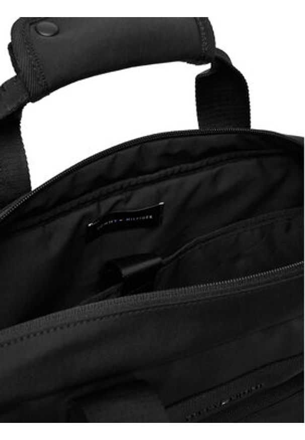 TOMMY HILFIGER - Tommy Hilfiger Torba na laptopa Th Commuter Computer Bag AM0AM13612 Czarny. Kolor: czarny. Materiał: materiał