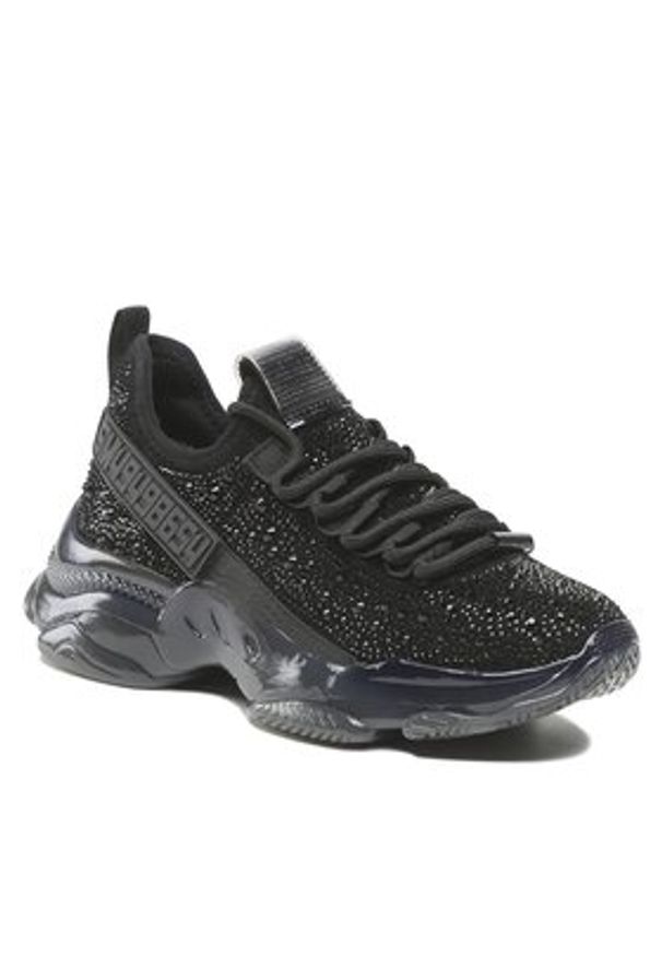 Steve Madden Sneakersy Maxima-R SM11001807 Czarny. Kolor: czarny. Materiał: materiał