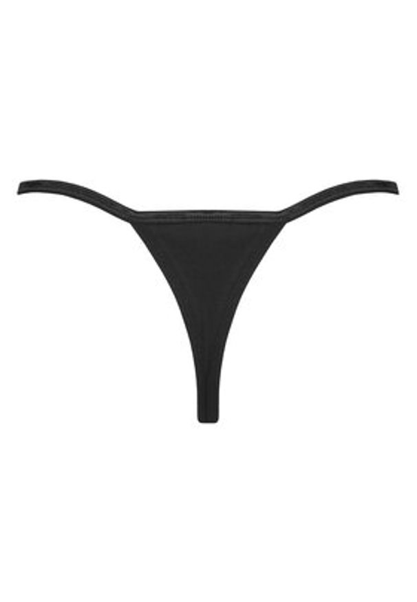 Karl Lagerfeld - KARL LAGERFELD Stringi B1W47048 Czarny. Kolor: czarny. Materiał: bawełna