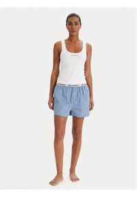 Karl Lagerfeld - KARL LAGERFELD Piżama B1W45008 Biały Regular Fit. Kolor: biały. Materiał: bawełna #1