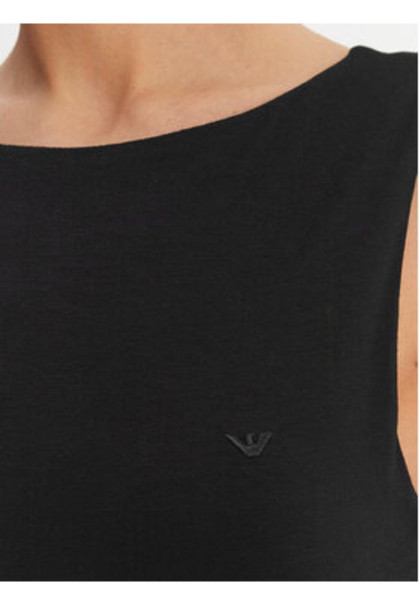 Emporio Armani Kombinezon EW003412 AF20240 UC001 Czarny Regular Fit. Kolor: czarny. Materiał: wiskoza
