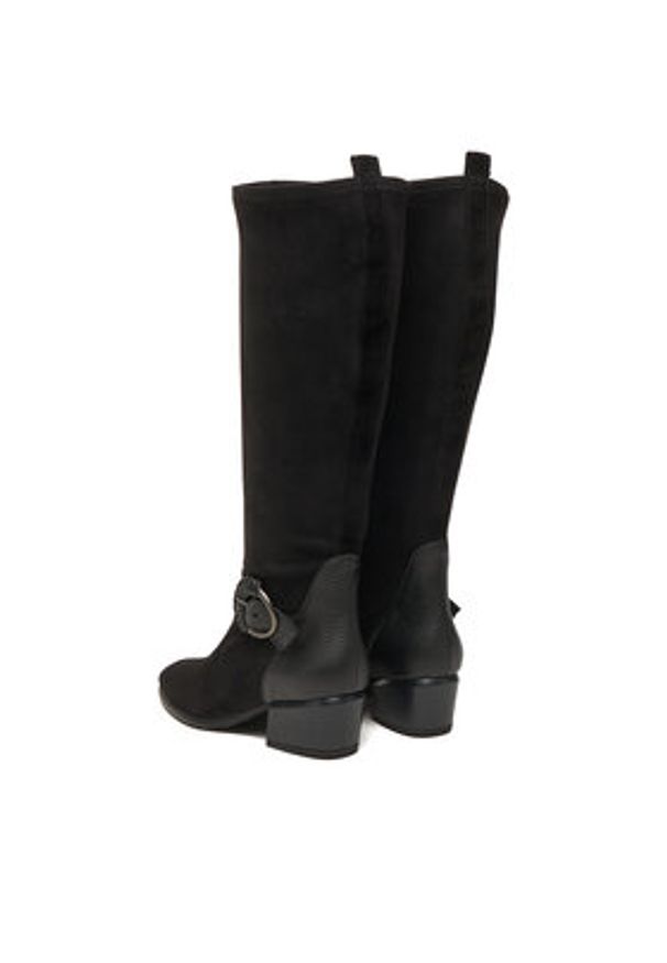 Hispanitas Kozaki PHI254257 Czarny. Kolor: czarny. Materiał: skóra