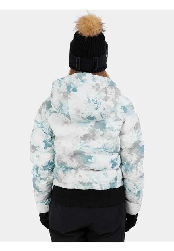 FUNDANGO - Kurtka Narciarska Damska Fundango Zina. Kolor: wielokolorowy, biały, różowy, zielony. Sezon: zima. Sport: narciarstwo
