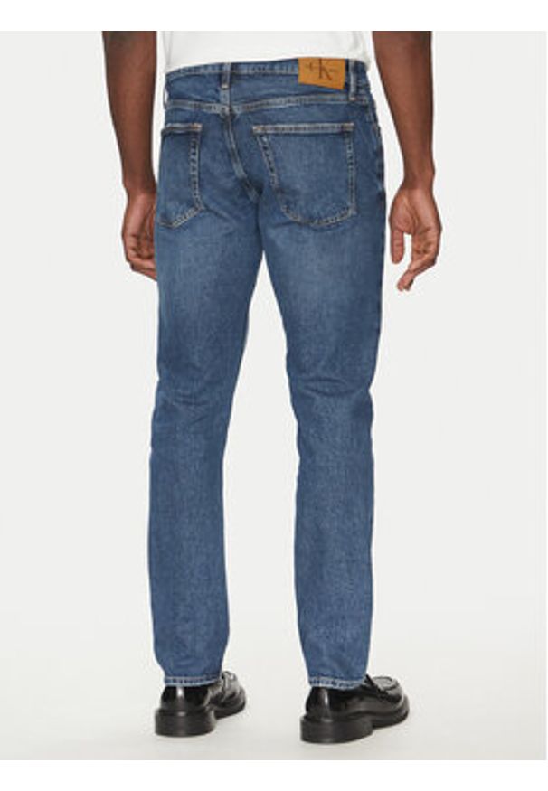 Calvin Klein Jeans Jeansy J30J327156 Niebieski Slim Fit. Kolor: niebieski