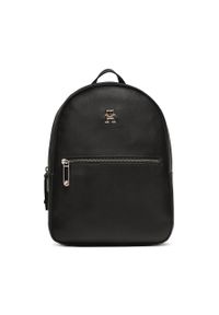 TOMMY HILFIGER - Plecak Tommy Hilfiger Iconic AW0AW15086 BDS. Kolor: czarny. Materiał: skóra #1