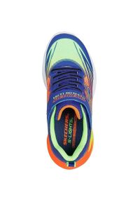 skechers - Adidasy Skechers Flex-glow Ultra, Dzieci. Kolor: niebieski. Materiał: materiał