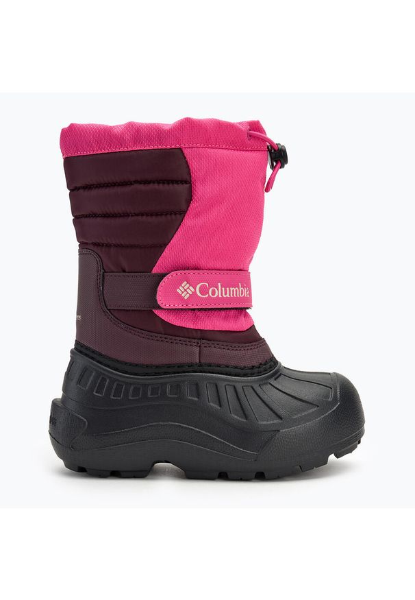 columbia - Śniegowce dziecięce Columbia Powderbug Snowlite icemoonvista. Kolor: różowy