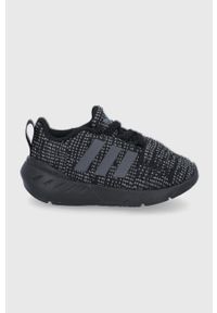 adidas Originals Buty dziecięce Swift Run 22 El I GW8167 kolor czarny. Nosek buta: okrągły. Zapięcie: sznurówki. Kolor: czarny. Materiał: guma. Sport: bieganie #1