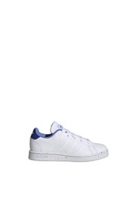 Adidas - Advantage Lifestyle Court Lace Shoes. Kolor: biały, wielokolorowy, niebieski. Materiał: materiał, tkanina, syntetyk. Model: Adidas Advantage. Sport: tenis