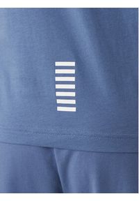 EA7 Emporio Armani T-Shirt 8NPT25 PJVPZ Granatowy Regular Fit. Kolor: niebieski. Materiał: bawełna #3