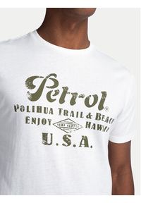 Petrol Industries T-Shirt M-1040-TSR600 Biały Regular Fit. Kolor: biały. Materiał: bawełna #7