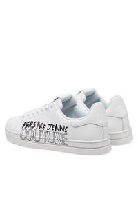 Versace Jeans Couture Sneakersy 78YA3SKC Biały. Kolor: biały. Materiał: skóra #5