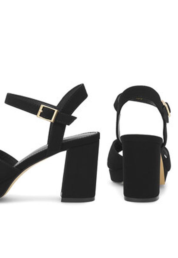 Jenny Fairy Sandały AYLA WYL3426-3 Czarny. Kolor: czarny. Materiał: materiał