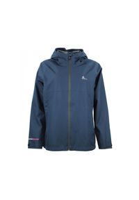 PEAK MOUNTAIN - Damska kurtka wodoodporna Peak Mountain. Kolor: szary, niebieski, wielokolorowy. Sport: turystyka piesza #1