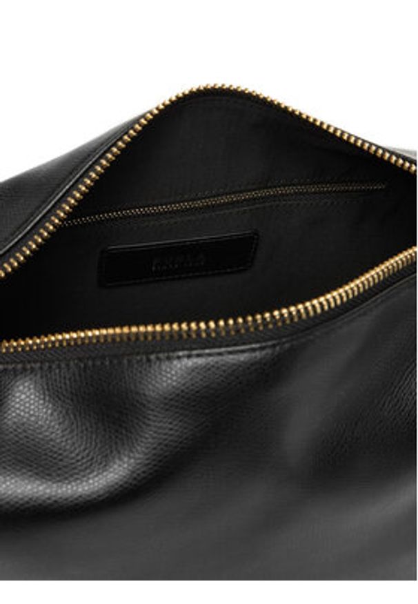 Furla Torebka Tonie M WB01964 A.0023 CN O6000 Czarny. Kolor: czarny. Materiał: skórzane
