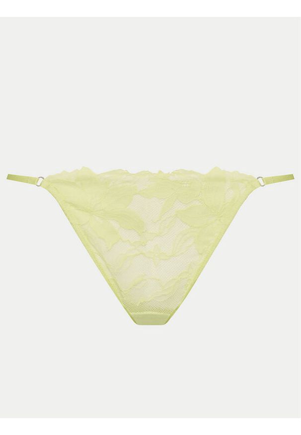 Hunkemöller Stringi Ingrid 300997 Zielony. Kolor: zielony. Materiał: syntetyk