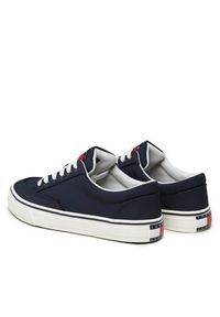 Tommy Jeans Tenisówki Lace Up Nylon EN0EN02157 Granatowy. Kolor: niebieski. Materiał: materiał #4