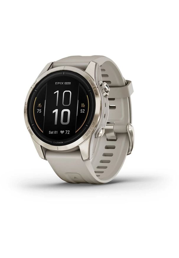 GARMIN - Zegarek sportowy Garmin Epix Pro Gen 2 Sapphire Beżowy (010-02802-11). Kolor: beżowy. Styl: sportowy