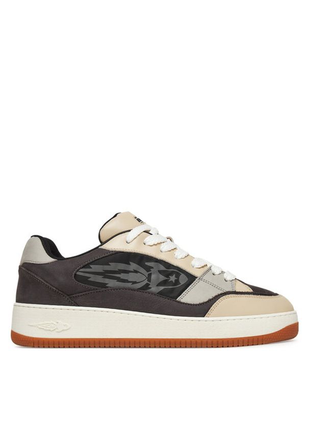 Enterprise Japan Sneakersy BB5013 PX643 Czarny. Kolor: czarny. Materiał: skóra, nubuk