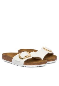 Birkenstock Klapki Madrid Big Buckle 1019814 Biały. Kolor: biały. Materiał: skóra #5