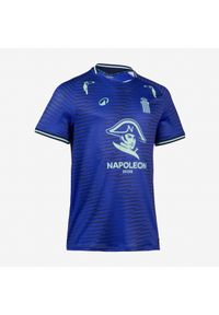 KIPSTA - Koszulka piłkarska dla bramkarza Kipsta Royal Charleroi Sporting Club wyjazdowa. Kolor: niebieski. Materiał: poliester, materiał, tkanina, elastan, prążkowany. Sport: piłka nożna