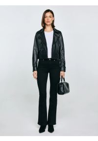 Big-Star - Jeansy damskie czarne Adela Bootcut 908. Kolor: czarny