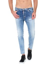 DSQUARED2 Niebieskie męskie jeansy Skater, Rozmiar 52. Kolor: niebieski #6