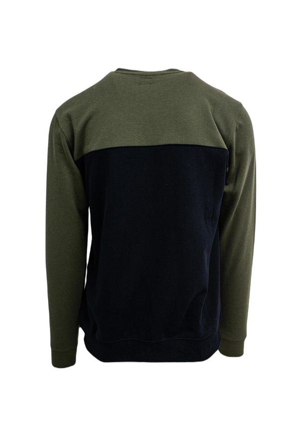 DC Shoes - Bluza Dc Shoes Rebel Crew Block 3 Green/black, Mężczyźni. Kolor: zielony. Materiał: materiał, bawełna. Długość rękawa: długi rękaw