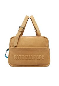 Patrizia Pepe Torebka 2B0125/L152-B880 Beżowy. Kolor: beżowy. Materiał: skórzane, zamszowe #5