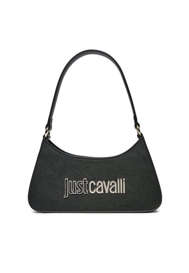 Just Cavalli Torebka 77RA4BB6 ZS766 Czarny. Kolor: czarny. Materiał: skórzane