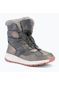 KangaRoos - Śniegowce juniorskie KangaROOS K-PE Ski RTX dusty. Kolor: szary