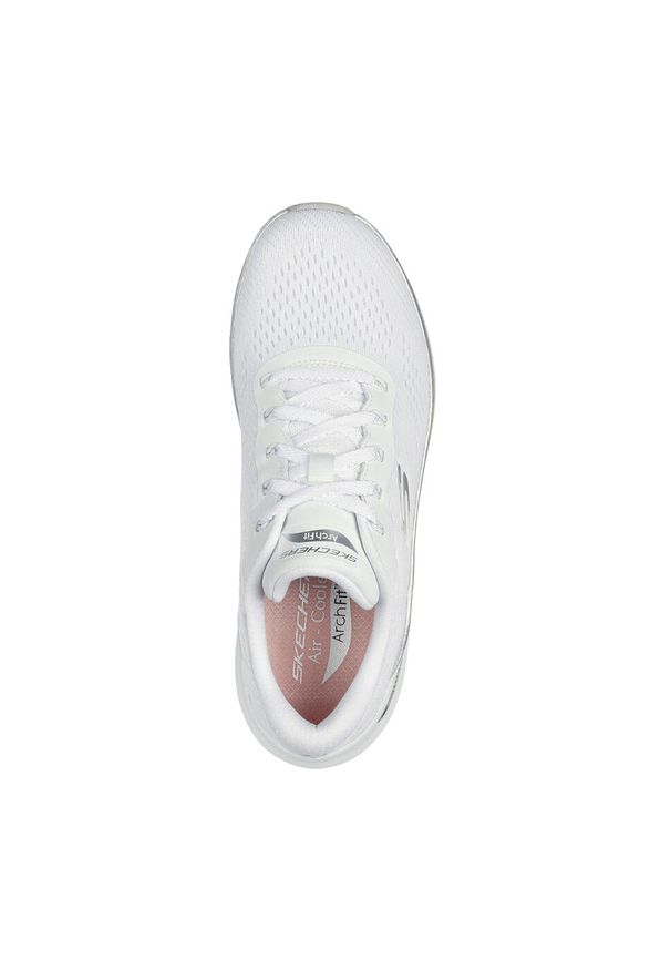 skechers - Buty do chodzenia damskie Skechers Bkrg Arch Fit. Zapięcie: sznurówki. Kolor: biały, wielokolorowy, szary. Materiał: materiał, syntetyk, tkanina. Szerokość cholewki: normalna. Sport: turystyka piesza