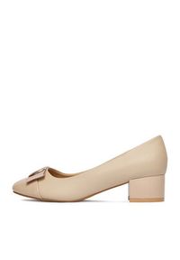 Lasocki Czółenka CEO-HMS19028-2 Beżowy. Kolor: beżowy. Materiał: materiał #7