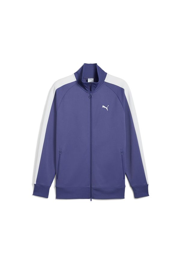 Kurtka z dresu Puma T7 Always On Track DK. Okazja: na co dzień. Kolor: niebieski. Materiał: dresówka. Styl: casual