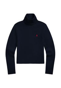 Polo Ralph Lauren Golf 211959287001 Granatowy Regular Fit. Typ kołnierza: golf, polo. Kolor: niebieski. Materiał: bawełna #3