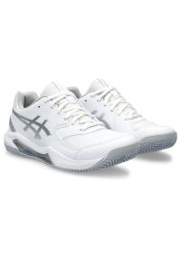 Buty tenisowe damskie Asics Gel Dedicate 8 Clay. Kolor: biały, wielokolorowy, szary. Sport: tenis