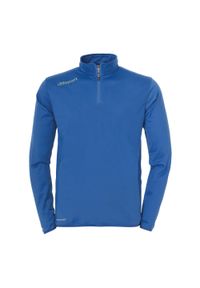 UHLSPORT - Kurtka dziecięca 1/4 zip Uhlsport Essential. Typ kołnierza: kołnierzyk stójkowy. Kolor: czarny, niebieski, wielokolorowy, biały. Sport: piłka nożna #1