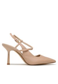 Aldo Sandały Brunette 13439390 Écru. Materiał: skóra