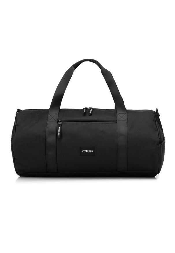 Wittchen - Torba podróżna basic duża. Kolor: czarny. Materiał: poliester. Styl: sportowy, elegancki