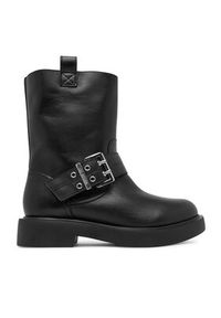 Love Moschino - LOVE MOSCHINO Botki JA24064G1NIA000A35 Czarny. Kolor: czarny. Materiał: skóra #2