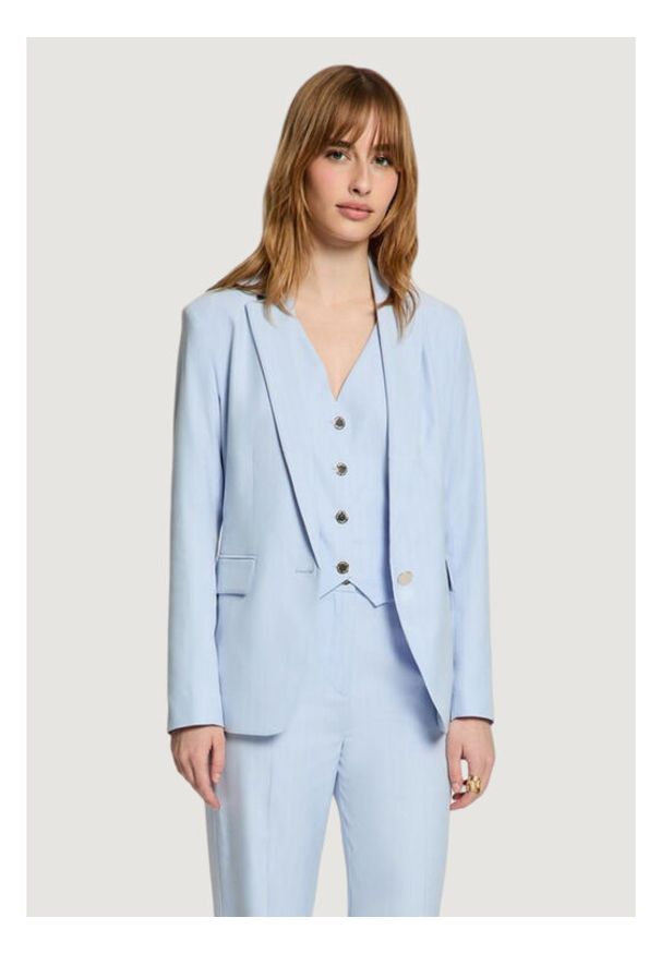 Morgan Marynarka 261-VTYA.F Niebieski jasny Regular Fit. Kolor: niebieski. Materiał: syntetyk