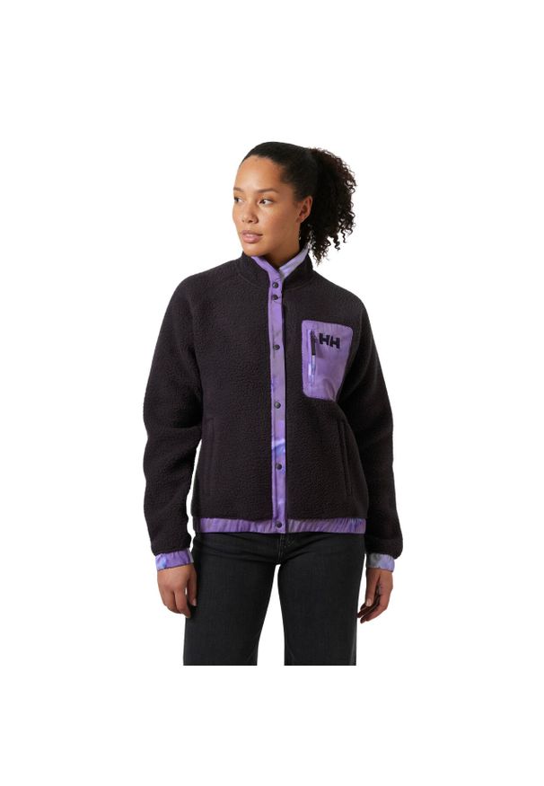 Damski polar Helly Hansen Imperial Pile Snap. Kolor: czarny. Materiał: polar. Sport: turystyka piesza