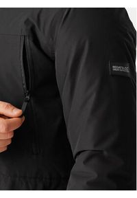 Regatta Kurtka przeciwdeszczowa Larrick RMP397 Czarny Regular Fit. Kolor: czarny. Materiał: syntetyk #8
