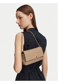 Tory Burch Torebka Quilted Chain Wallet 186041 Kremowy. Kolor: kremowy. Materiał: skórzane #1