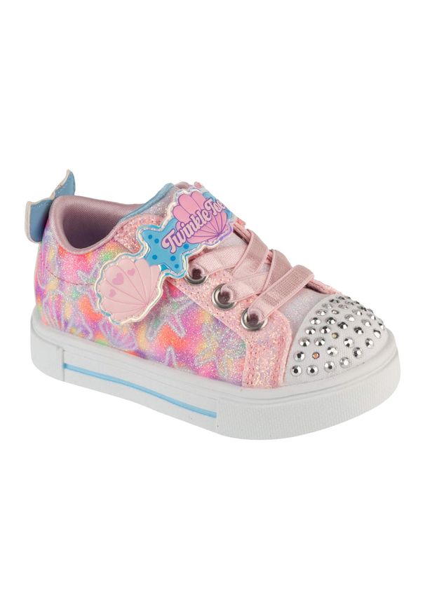 skechers - Buty sportowe Sneakersy dziewczęce, Twinkle Sparks - Underwater Magic. Okazja: na co dzień. Kolor: różowy. Sport: turystyka piesza