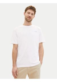 Tom Tailor T-Shirt 1040821 Biały Regular Fit. Kolor: biały. Materiał: bawełna