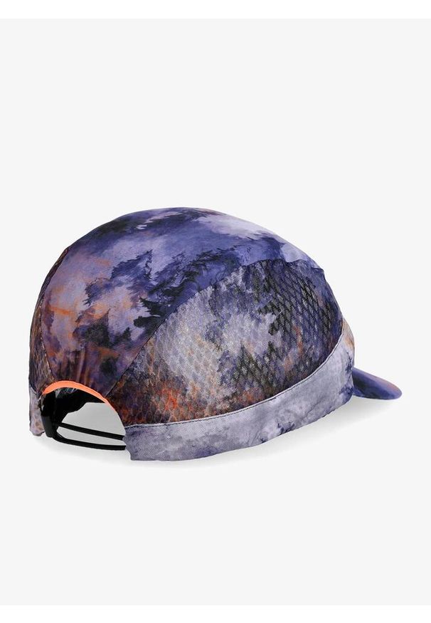 CRAZY - Czapka do biegania Crazy Pacman Cap Run - pine tree. Kolor: niebieski
