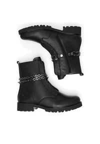 Remonte Botki D8665-00 Czarny. Kolor: czarny. Materiał: skóra
